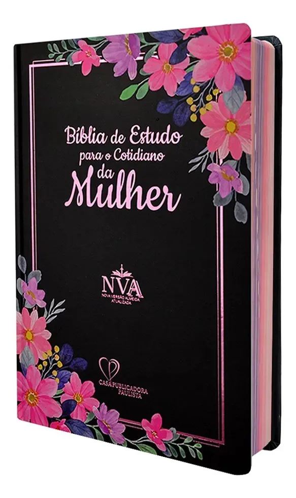Bíblia Cotidiano da Mulher Sábia com capa floral